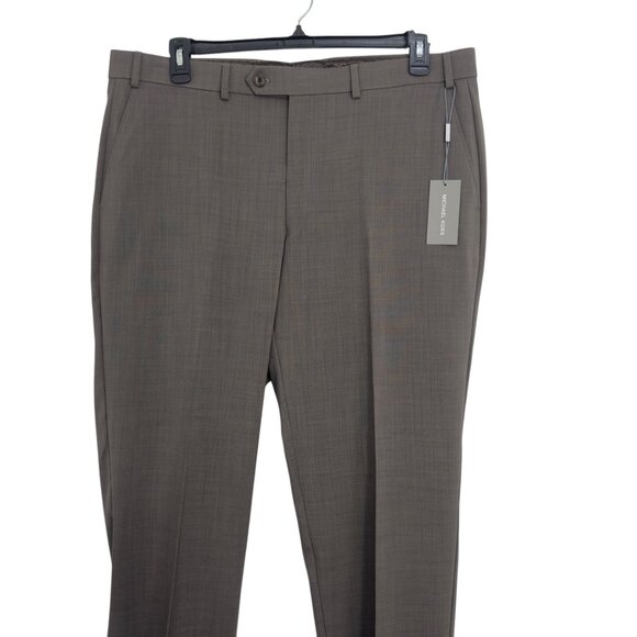 Michael Kors Mens Light Brown Dress Pants 38W X 32L Formal Wear Business Casual - Picture 13 of 15